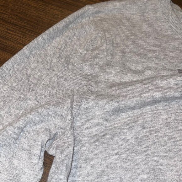 Bass Gray Long Sleeve Giraffe Light Weight Sweater Women's XL Cotton Zoo Animal - Picture 6 of 10